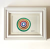 "Portal" (Green) Original Watercolor
