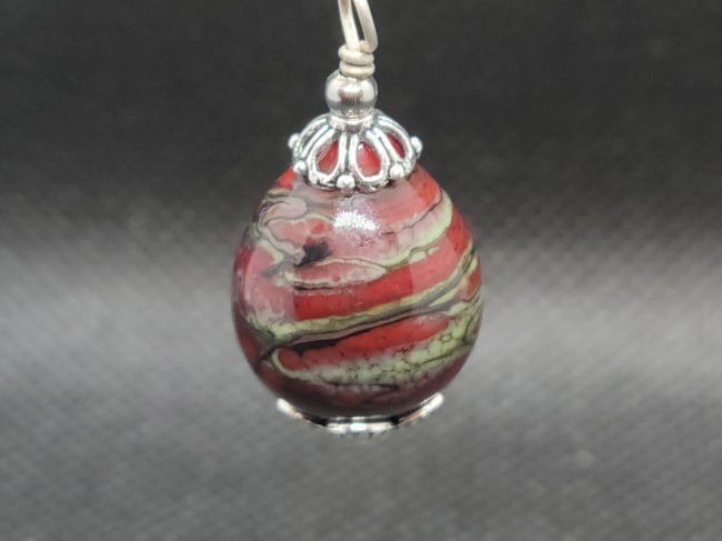 Fire Drake Egg Pendant