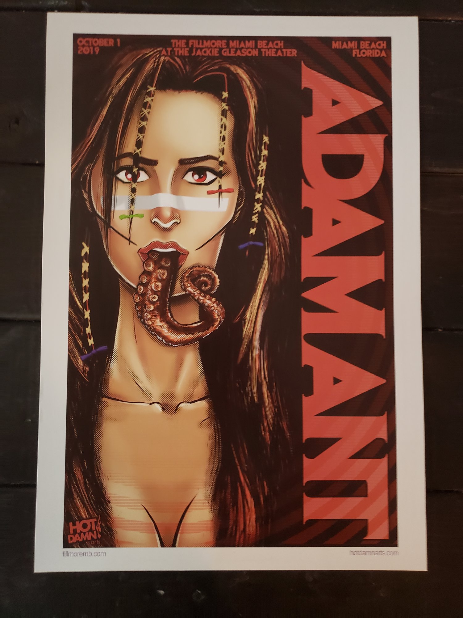 Adam Ant Gig Poster