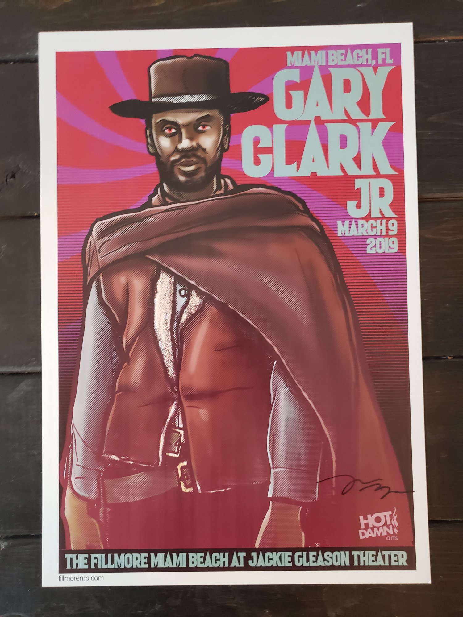 Gary Clark Jr Gig Poster