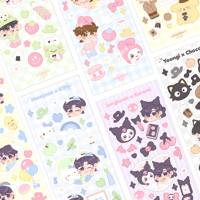 Image 1 of bts x sanrio stickers