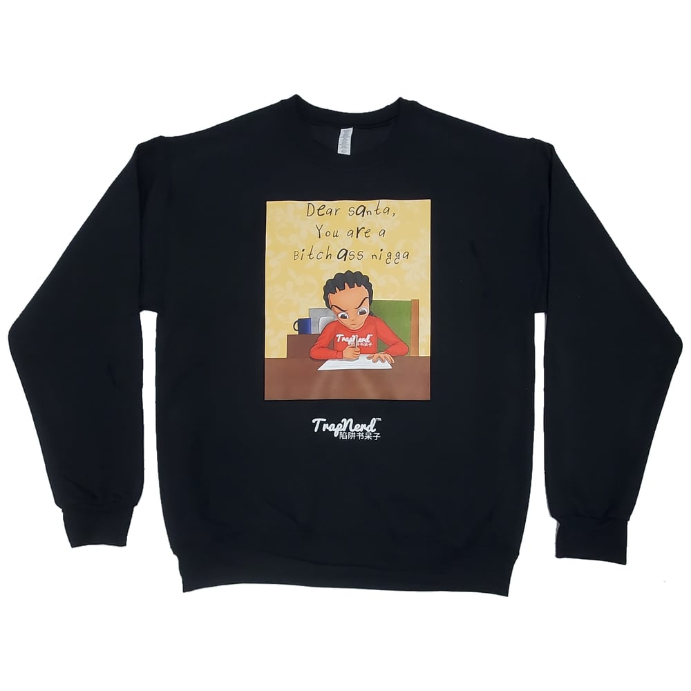 Santa Stalker Sweater (BLACK)