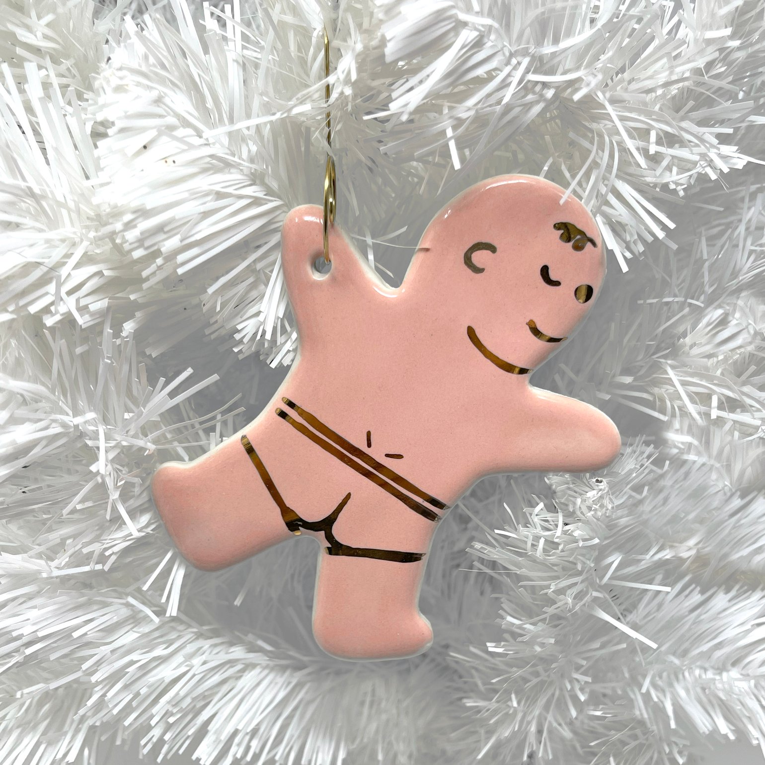 Image of XxxMas Tree Ornaments - Gingerbread Jockstrap Man