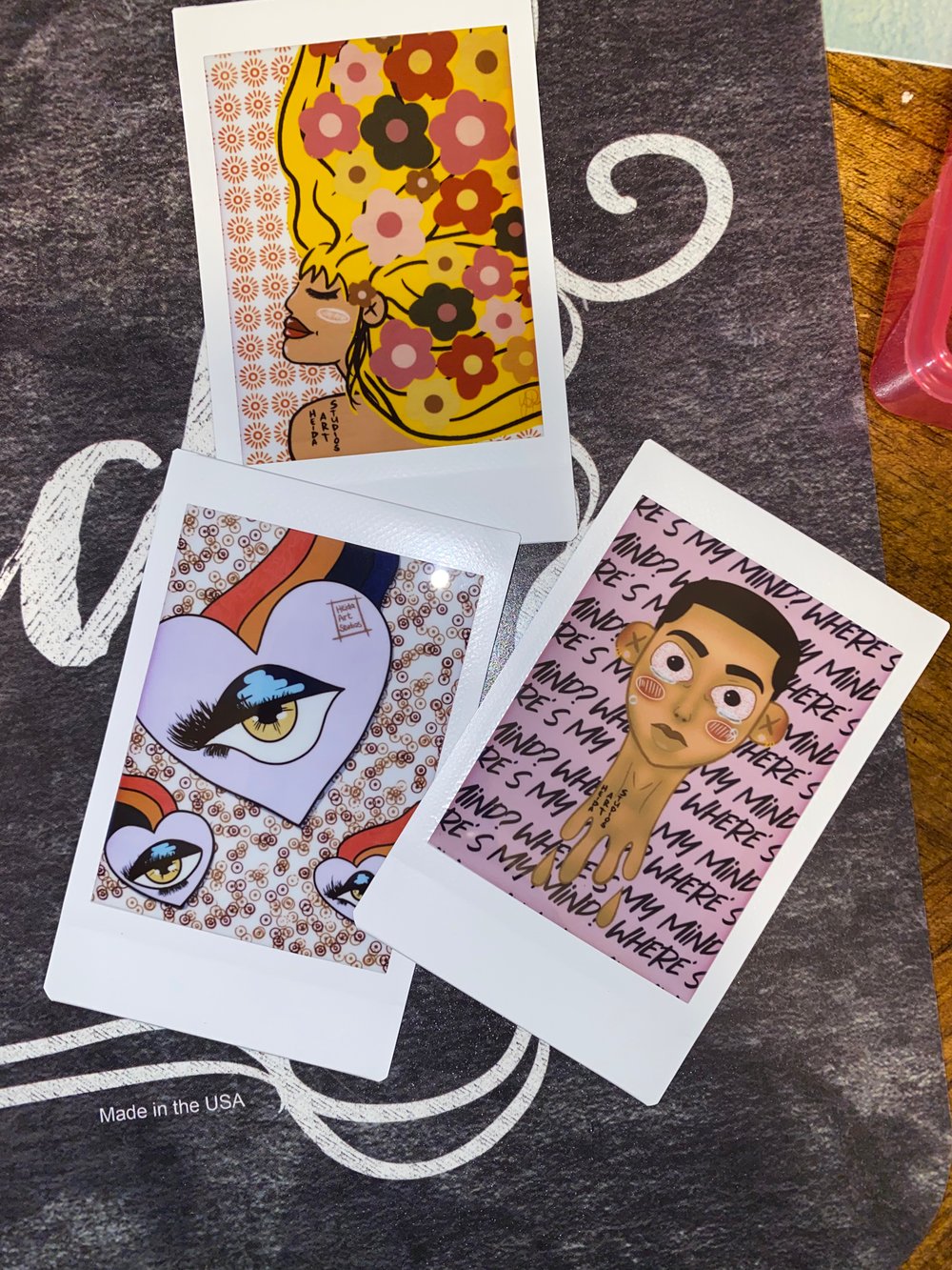 Image of Mini Polaroid Art Prints 