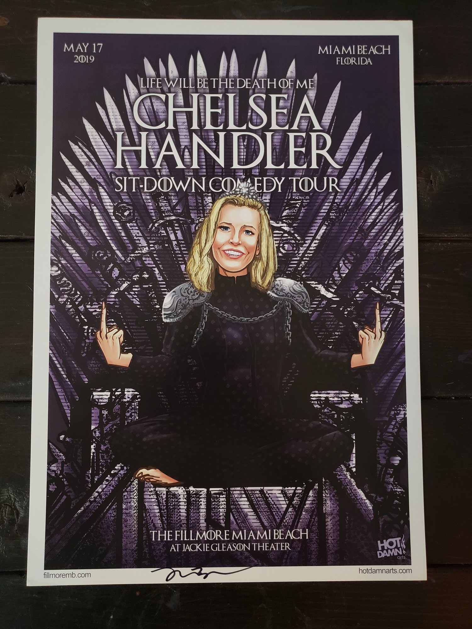Chelsea Handler Gig Poster 