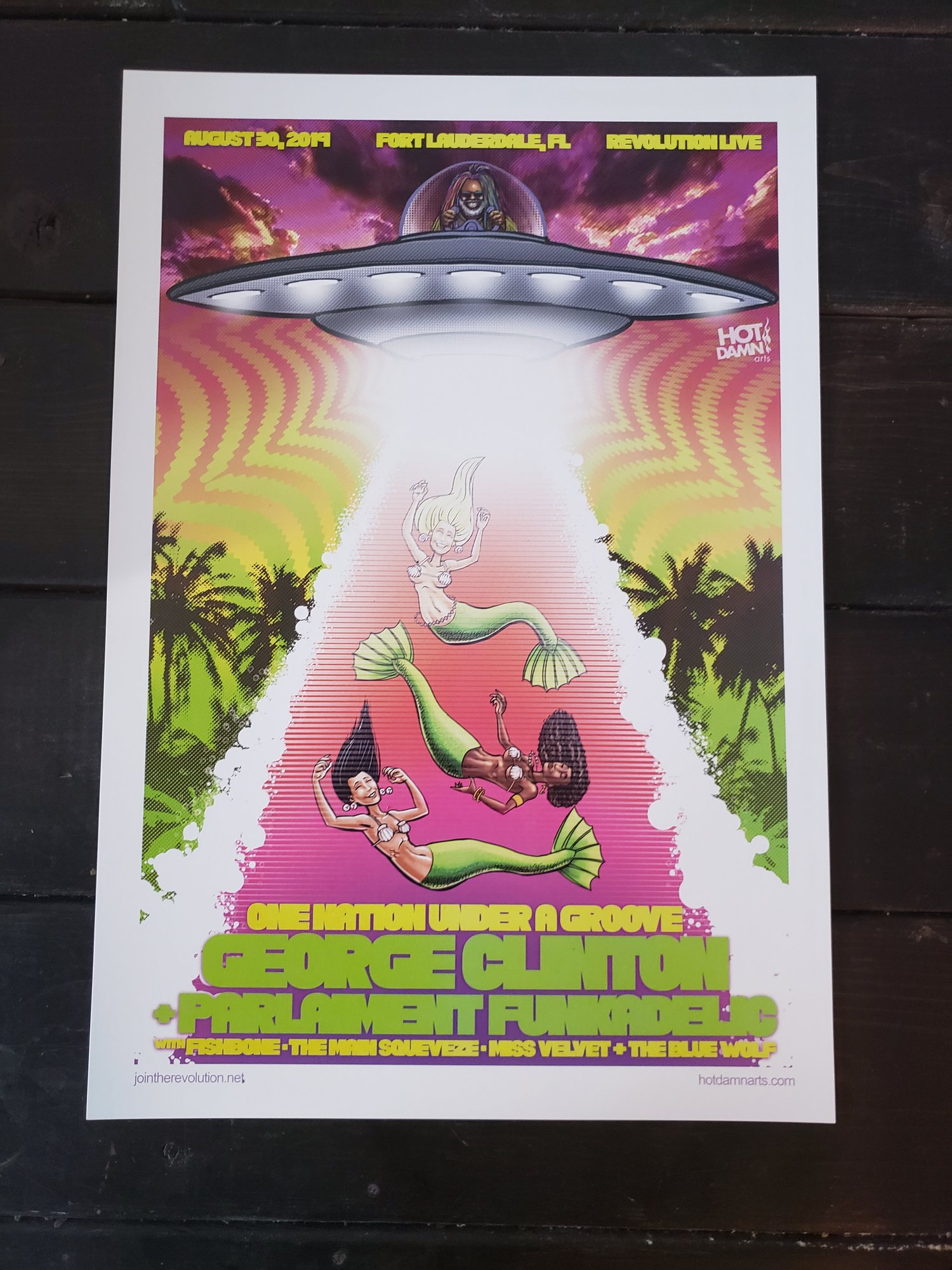 George Clinton and PFunk Gig Poster