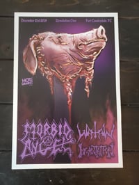 Morbid Angel and Watain Gig Poster 