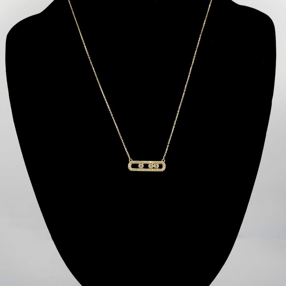 Image of 9ct yellow gold necklace. M3236