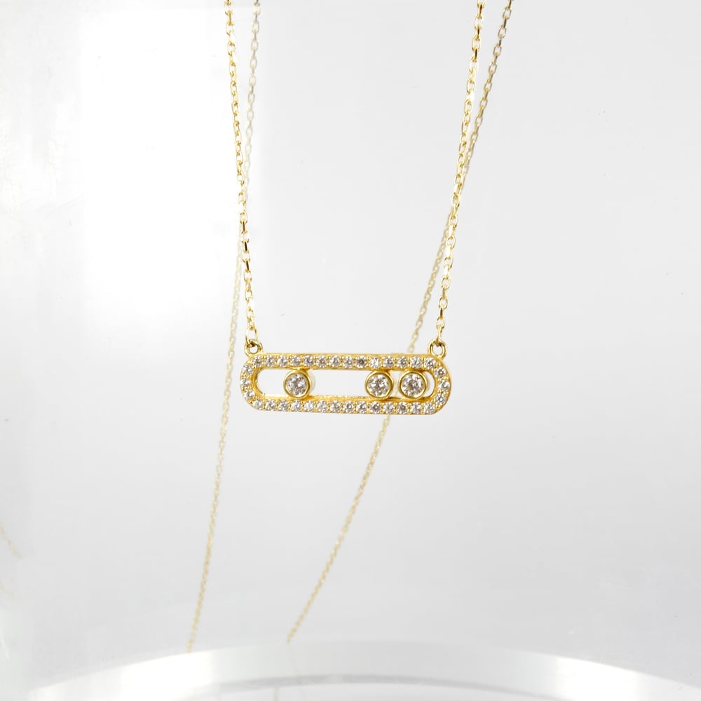 Image of 9ct yellow gold necklace. M3236
