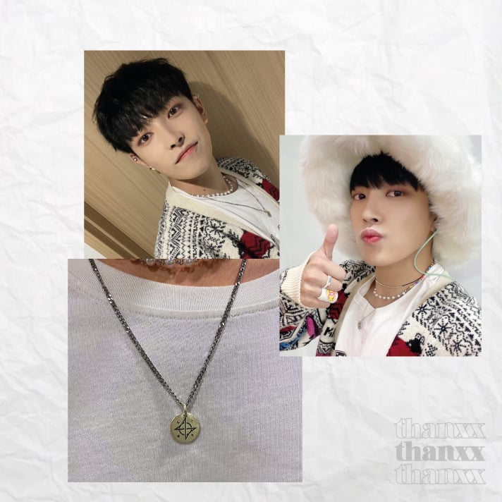 Image of In stock | ATEEZ HongJoong Captain necklace