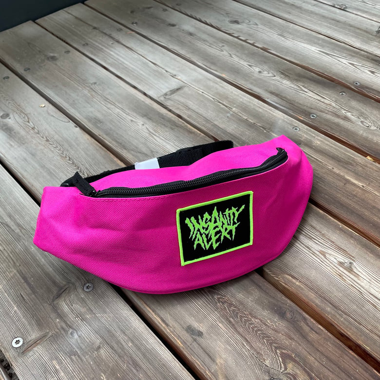 Image of Insanity Alert Fanny Pack Pink
