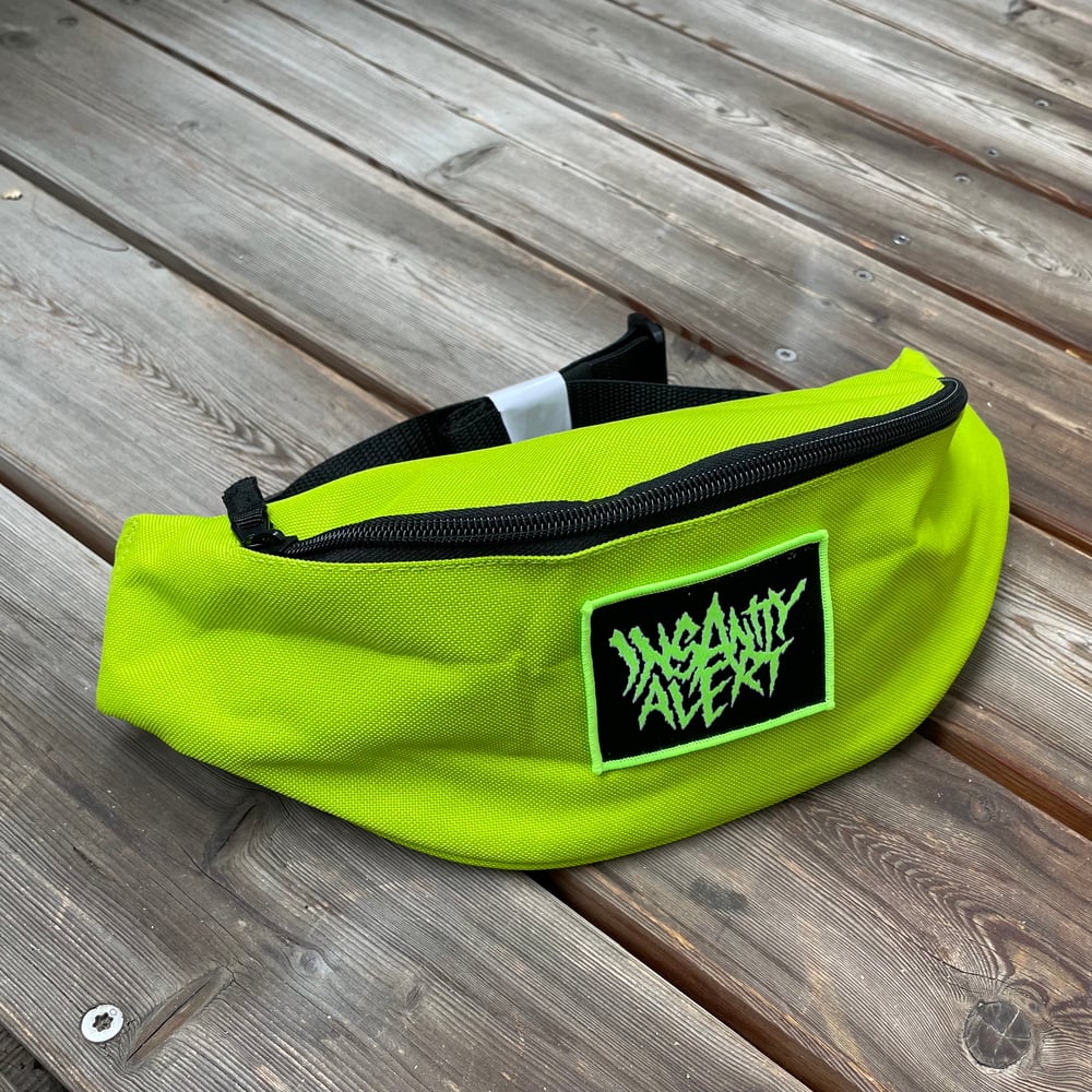 Image of Insanity Alert Fanny Pack Green