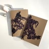 Rorschach evil & beauty and life & death A6 Notebooks