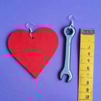 Image 5 of 'DIY LOVE' EARRINGS