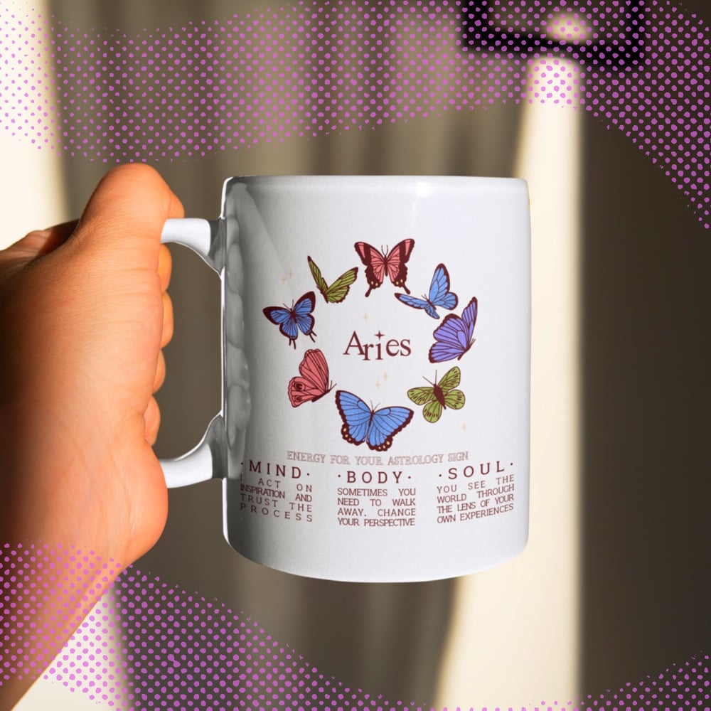 Image of BUTTERFLY ASTROLOGY MUG