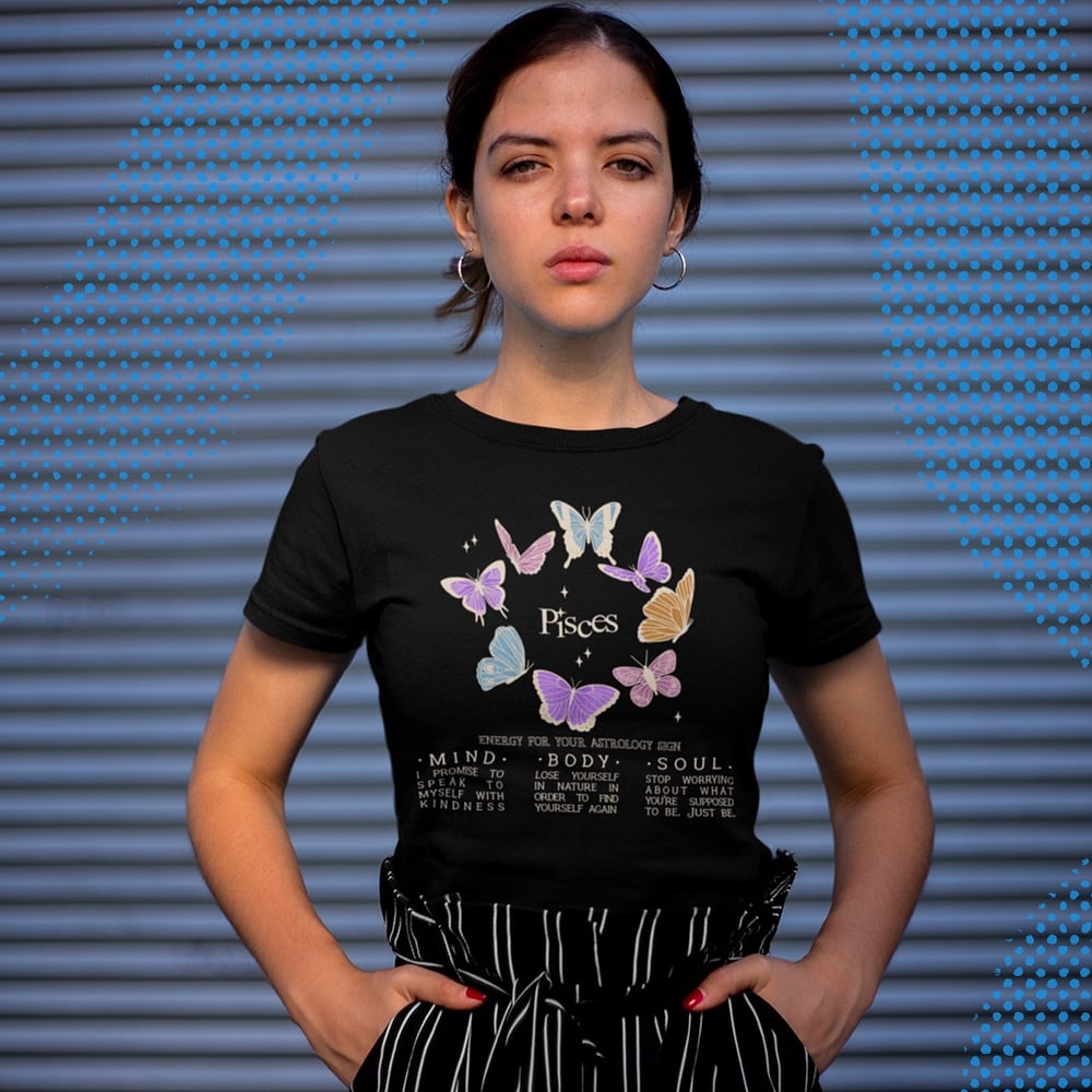 Image of DARK BUTTERFLY ASTROLOGY TEE