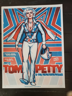 Tom Petty Gig Poster West Palm Beach
