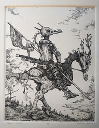 Image 2 of "Again, to the sea", zinc etching on paper