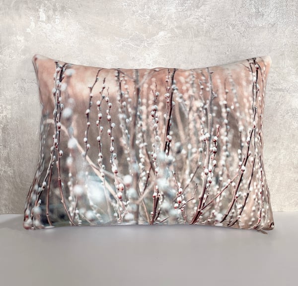 Image of Willow, luxury velvet cushion