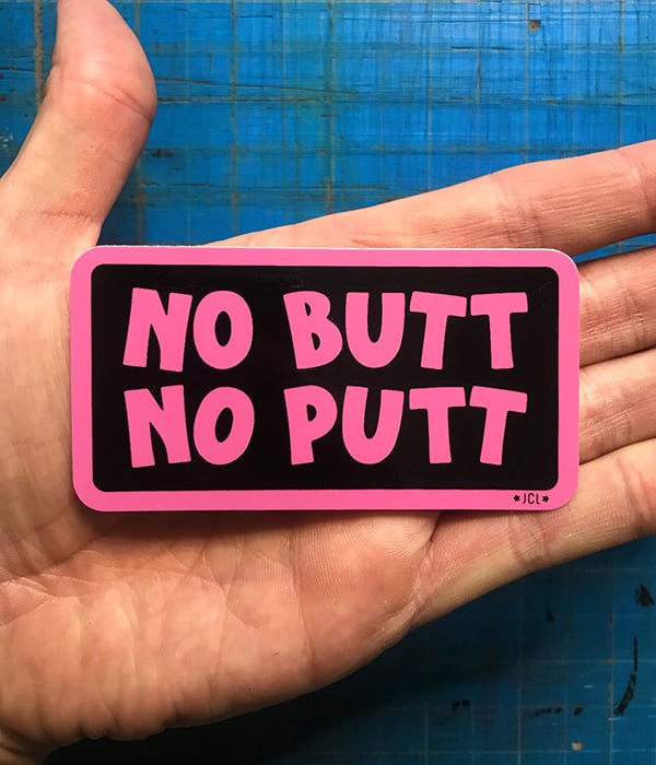 Image of No Putt Sticker