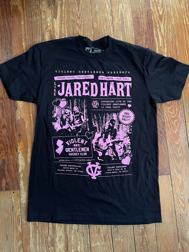 Image of Jared Hart X Violent Gentlemen 10 Year Anniversary Tee