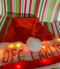 Image 1 of Light Up Santa Hats - Personalized