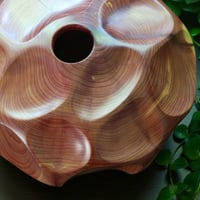 Image 2 of Red Cedar Carved Hollow Vessel