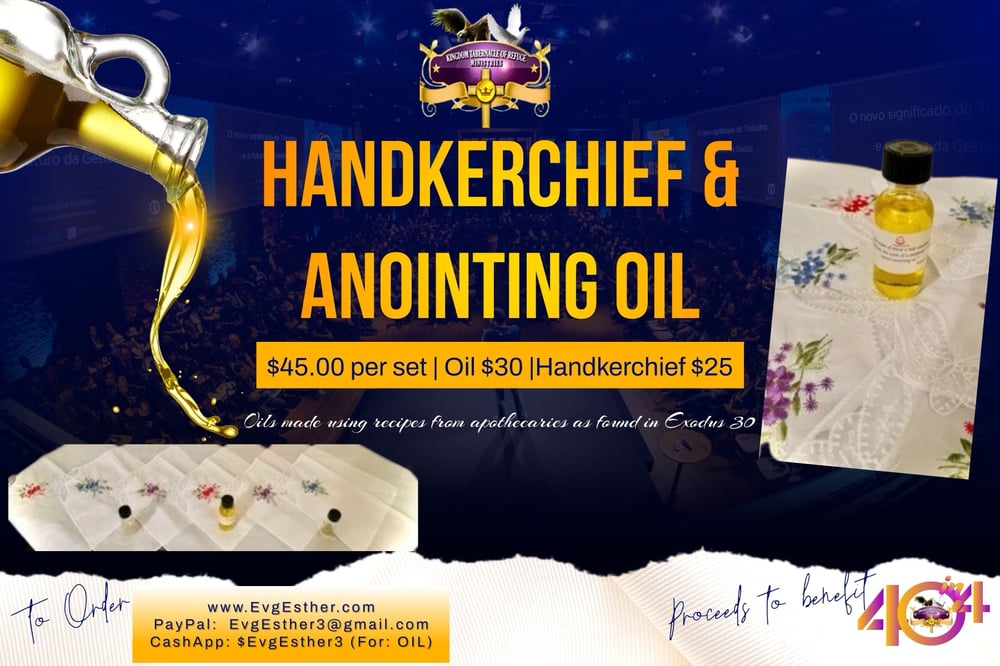 Image of HANDKERCHIEF & ANOINTING OIL
