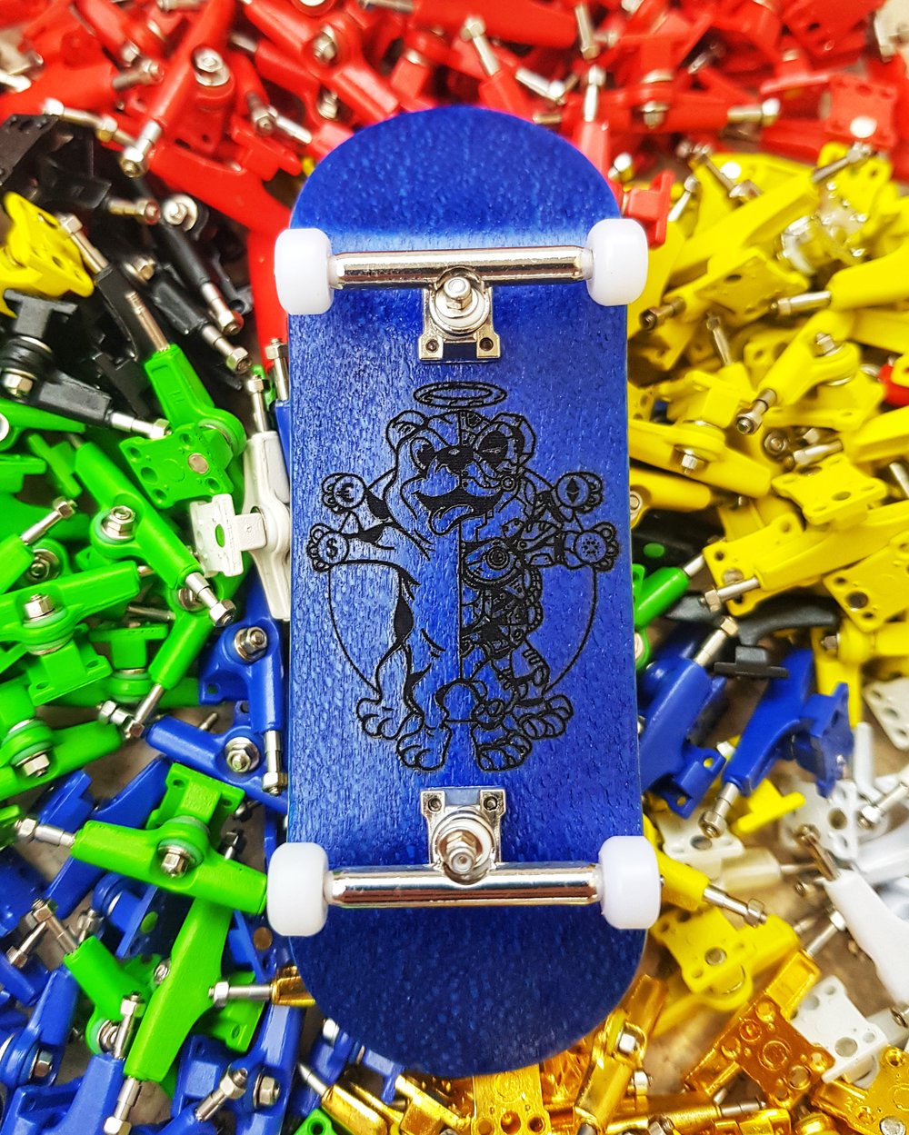 Image of CRYPTOGOD | PRO Fingerboard (₿lue Colorway)