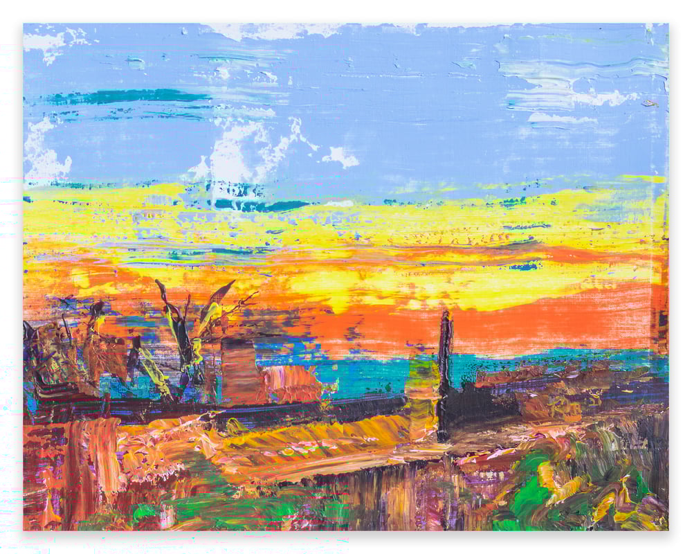 Image of Lake Michigan Was Peaceful that Day - Pt. 6 ||FRAMED||