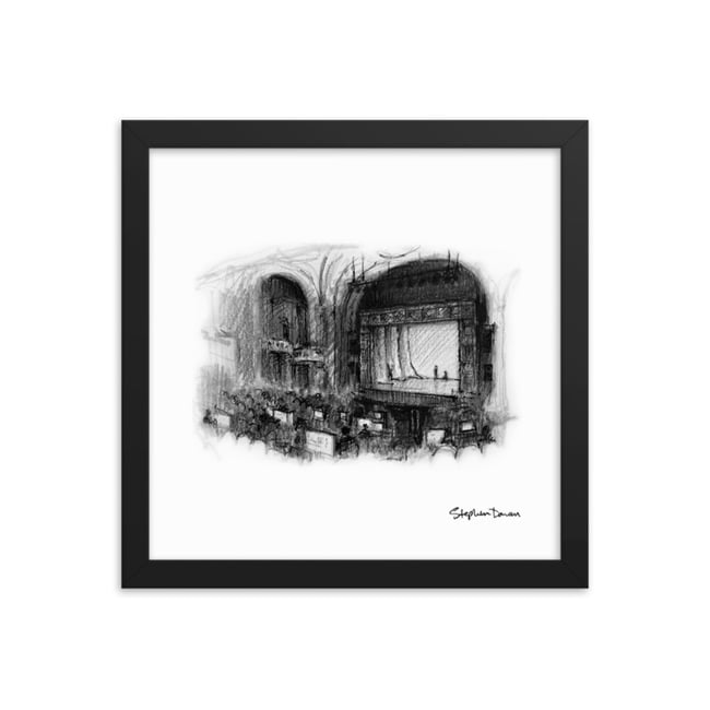 Frozen Tour Tech (Framed Print)