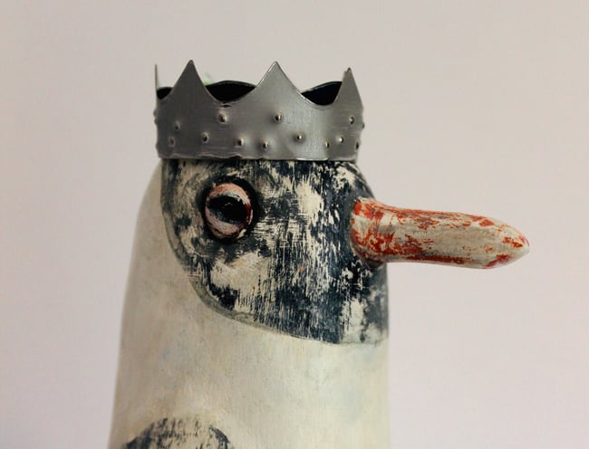 Baron of the Beach Seagull Sculpture