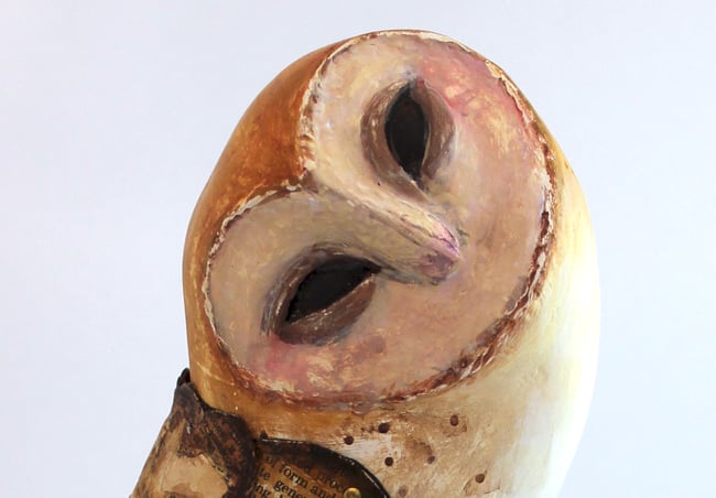 Barn Owl Sculpture ~ Sweet P