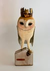 Queen Barn Owl Sculpture