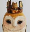 Queen Barn Owl Sculpture