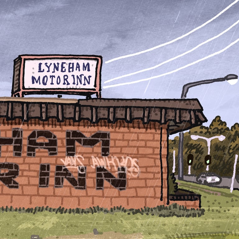 Lyneham Motor Inn Digital Print Image 4