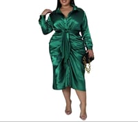 Image 1 of  Satin Party Dress