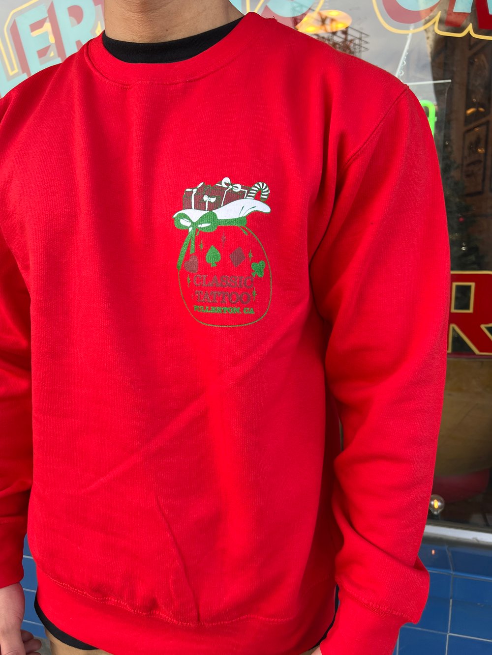 Image of Christmas Crewneck (red)