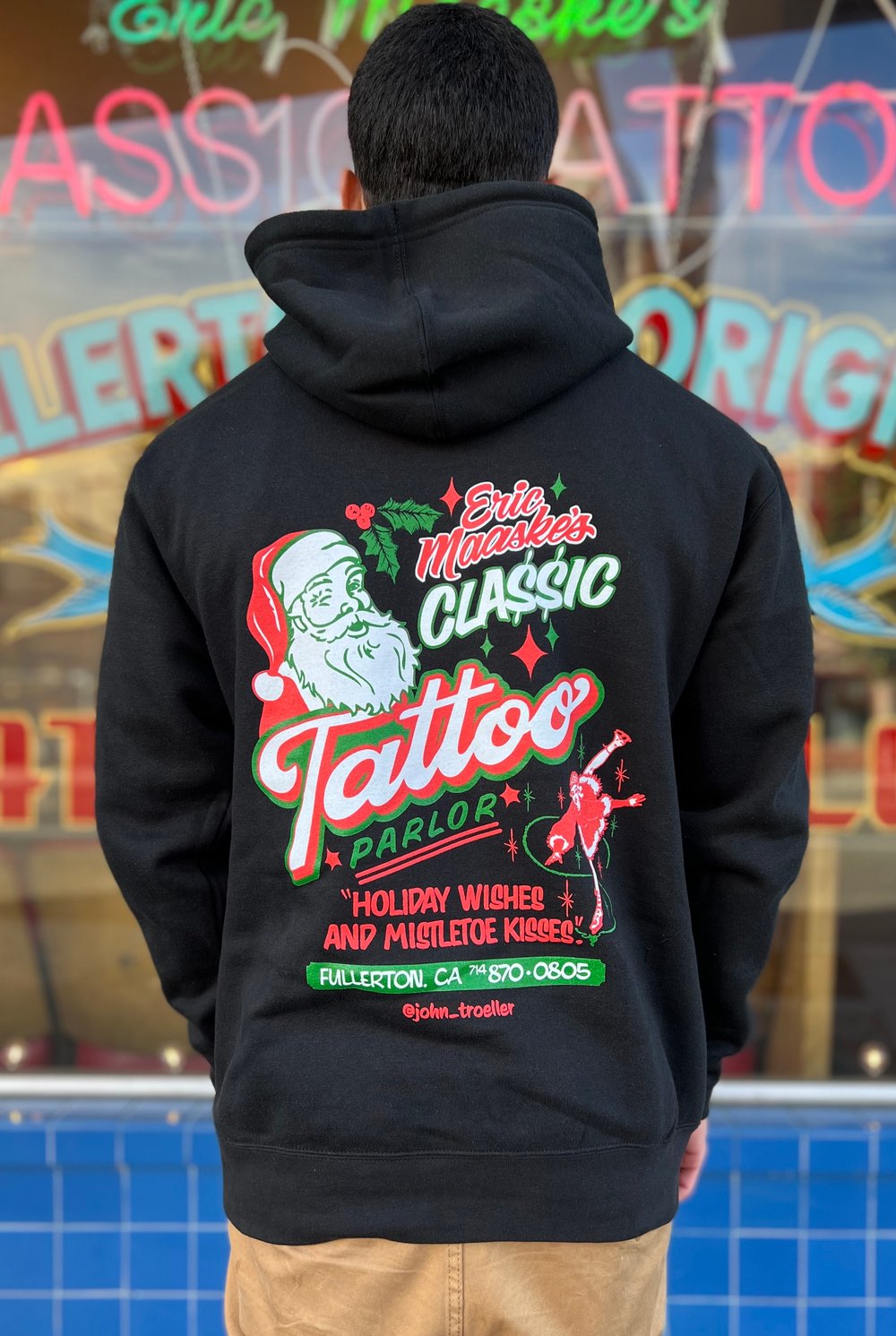 Image of Christmas Hoodie (black)