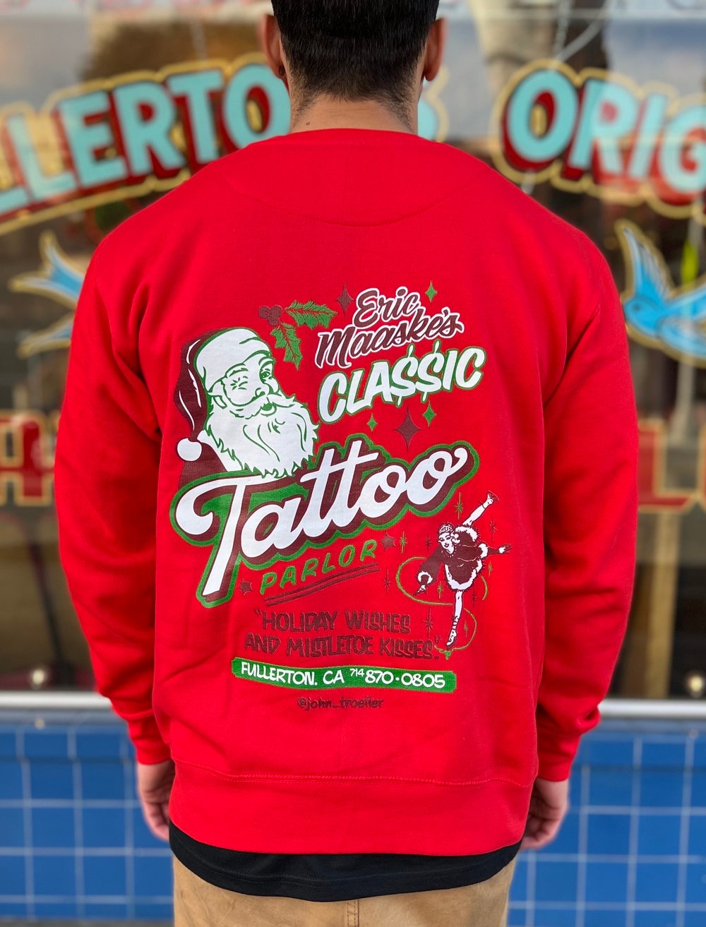 Image of Christmas Crewneck (red)