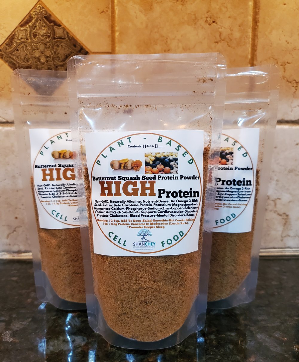 HIGH PROTEIN Butternut Squash Seeds-Protein/Parasite Powder:Diabetes-Bones-Prostate-Mental Disorders
