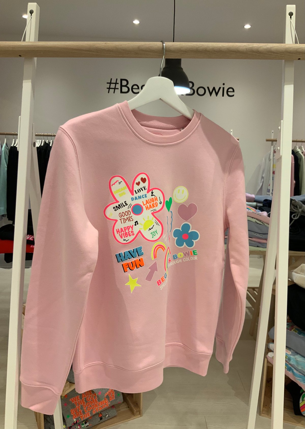 Image of Pink Spreading Joy Sweatshirt