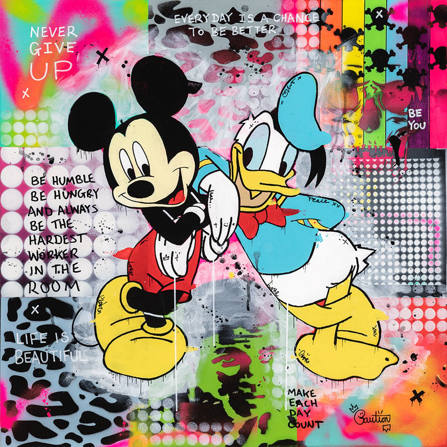 Caution "Mickey & Donald"