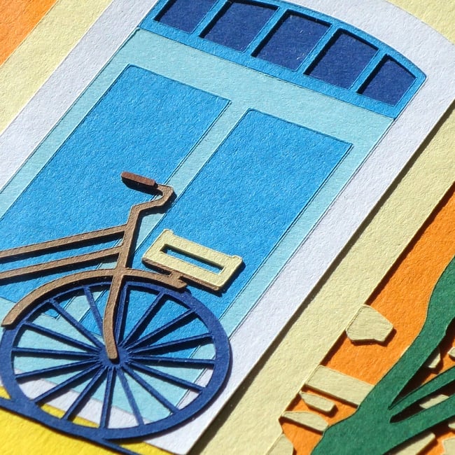 Au détour d'une ruelle - Tableau en série limitée