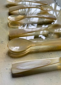Image 2 of Set of 6 vintage horn spoons