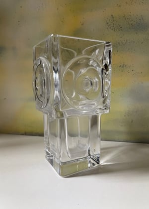 Image of Mid century Glass Vase -Bengt Edenfalk  - Skruf -