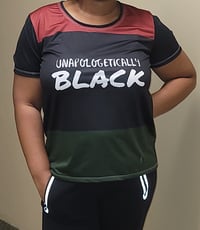 Image 2 of Unapologetically Black Women's Athletic T-shirt