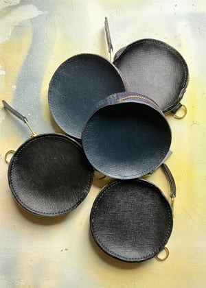 Image of Round Leather Purse 