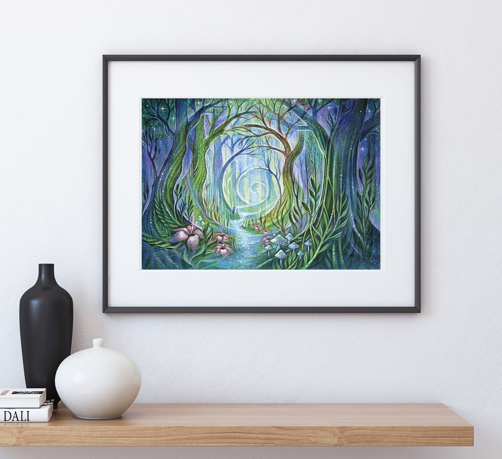 Image of MAGIC FOREST giclee paper print