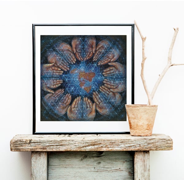 Image of WEB OF LIFE giclee paper print